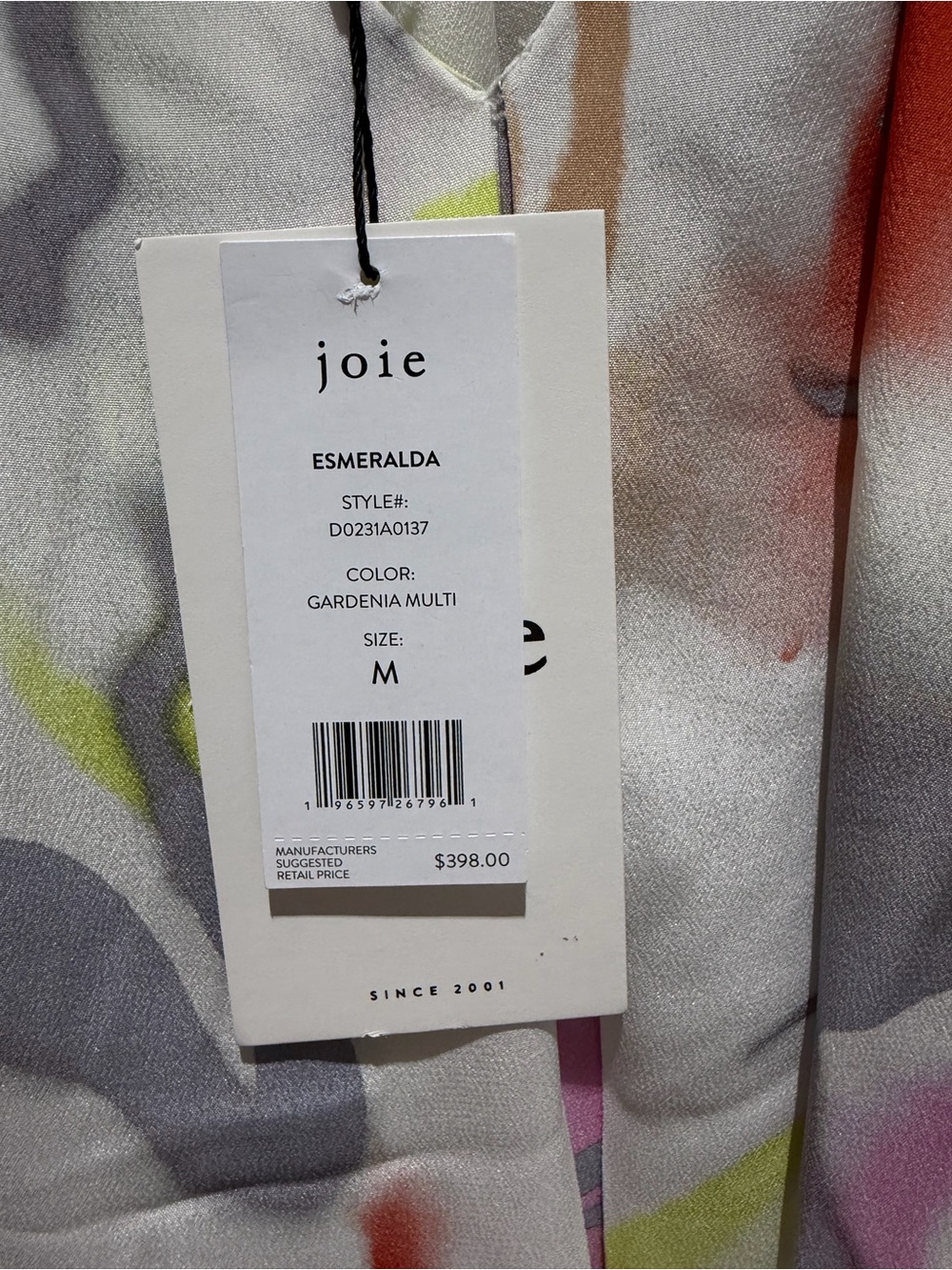 Joie Esmeralda 100% Silk Gown~ size M - Picture 10 of 14